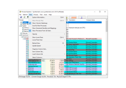 Process Explorer - view-menu