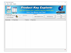 Product Key Explorer - main-screen