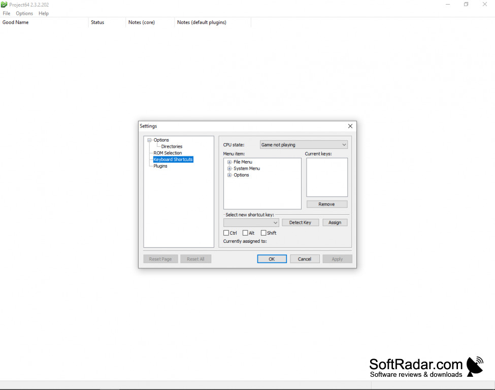 logitech joystick sensitivity settings project64