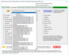 Proposal Pack Wizard Software screenshot 1