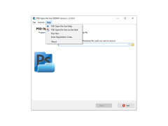 PSD Open File Tool - help-menu