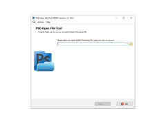 PSD Open File Tool - main-screen