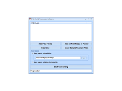 PSD To PDF Converter Software - main-screen
