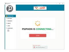 Psiphon - connection-main-screen
