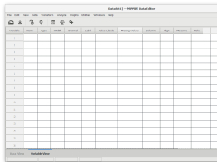 PSPPIRE Data Editor (formerly PSPP) - main-screen