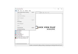 Quick View Plus - file-menu