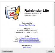 Rainlendar screenshot 3