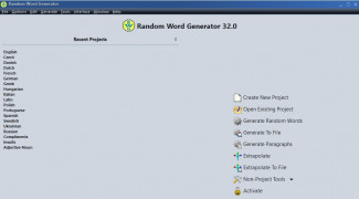 Random Word Generator screenshot 1