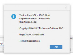 RazorSQL screenshot 1