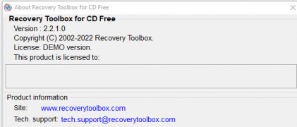 Recovery Toolbox for CD Free screenshot 2