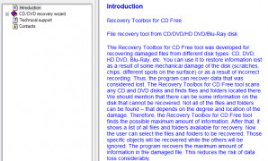 Recovery Toolbox for CD Free screenshot 3