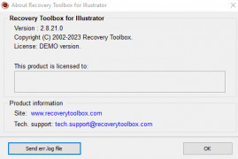 Recovery Toolbox for Illustrator screenshot 2