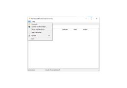Remote Utilities - Viewer - file-menu