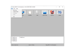 RescuePRO Deluxe - file-menu