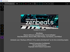 Roland Zenbeats - about-author-and-application