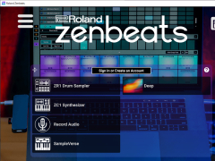 Roland Zenbeats - main-screen