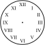 Roman Numeral Clock logo