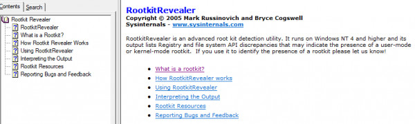 Rootkit Revealer screenshot 1