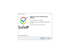 SafeIP - welcome-screen