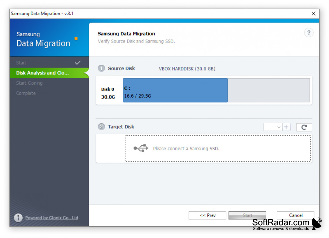 samsung data migration only os