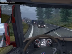 Scania Truck Driving Simulator - rain-driving