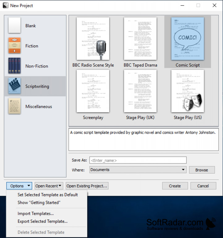 compile with scrivener windows 10