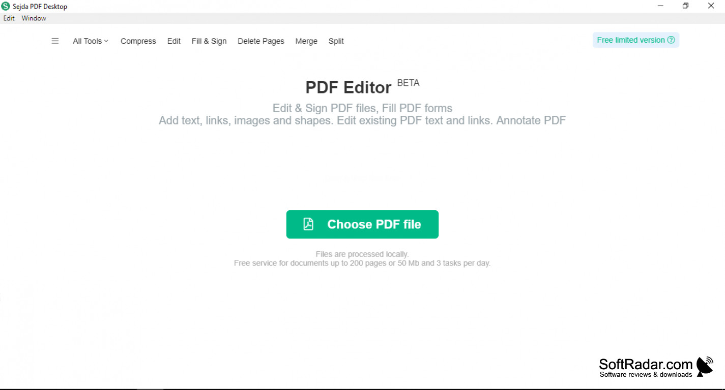 sejda pdf desktop equivalent