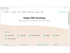 Sejda PDF Desktop - main-screen