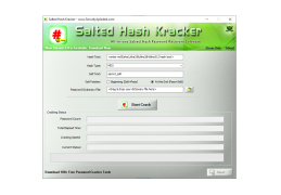 SHA256 Salted Hash Kracker - main-screen