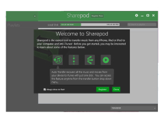 SharePod - welcome-screen
