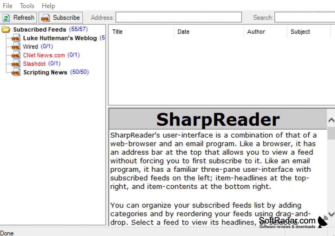 sharp reader download