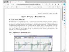 Signal Analyzer - user-manual