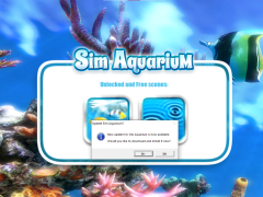 Sim AQUARIUM - main-screen
