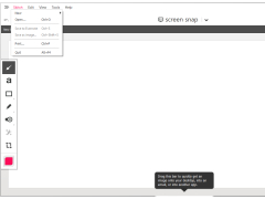 Skitch - menu