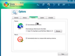 SlimDrivers - restore