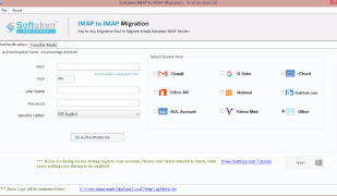 Softaken IMAP to IMAP Migration - Screenshot 2