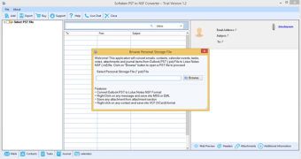 Softaken PST to NSF Converter screenshot 1