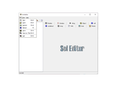 Sol Editor - file-menu