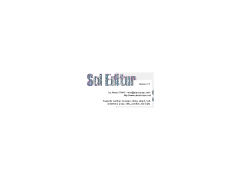 Sol Editor - about-application
