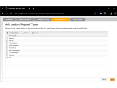 SolarWinds Web Help Desk Free - request-types