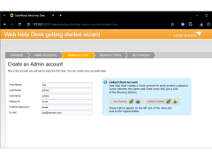 SolarWinds Web Help Desk Free - admin-account