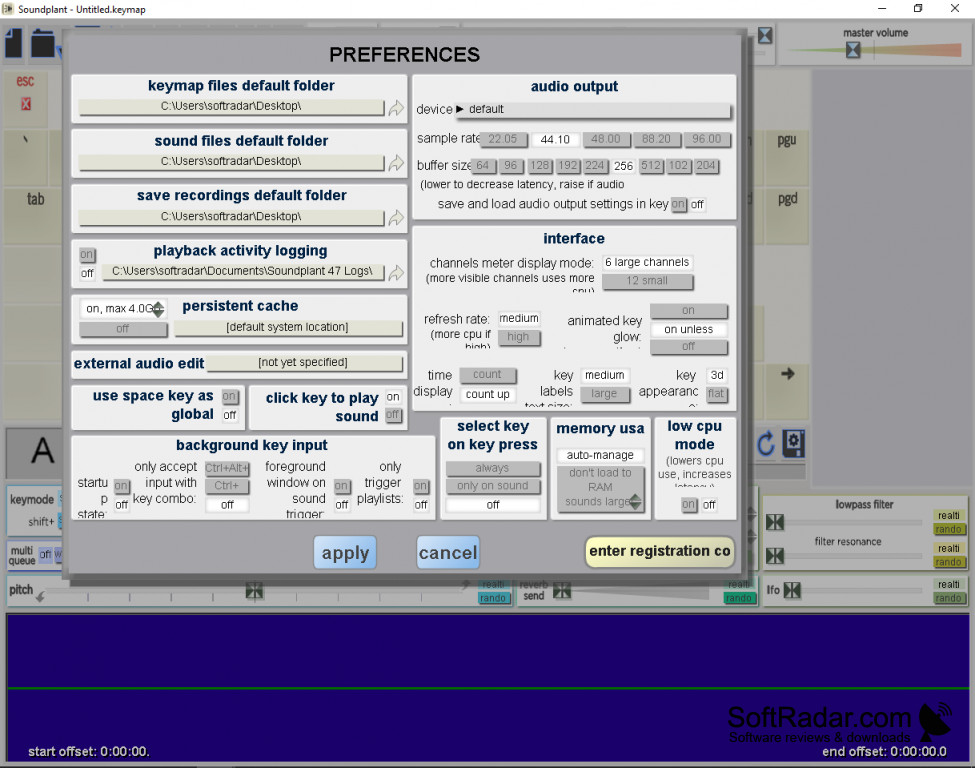 soundplant toggle between keyboards