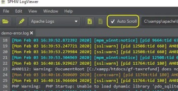 SPHW - LogViewer - Screenshot 1