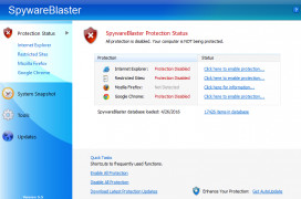 SpywareBlaster screenshot 1