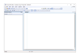 Sql Editor - main-screen