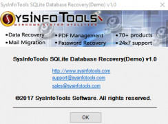 SQLite Database Recovery screenshot 2