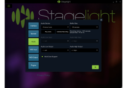 StageLight Music Maker - audio-settings