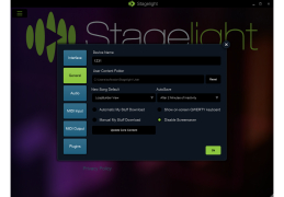 StageLight Music Maker - general-settings