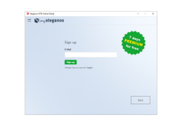 Steganos Online Shield VPN - sign-up