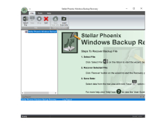 Stellar Phoenix Windows Backup Recovery - main-screen